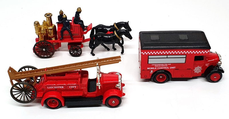 Lledo Diecast LE45 - Set Of 3 Model Vehicles (Leicestershire Fire Brigade)