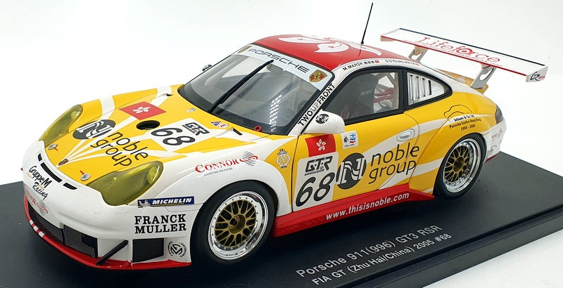 Autoart 1/18 Scale Diecast 80582 - Porsche 911 GT3 RSR 2005 FIA Round 9 Marsh