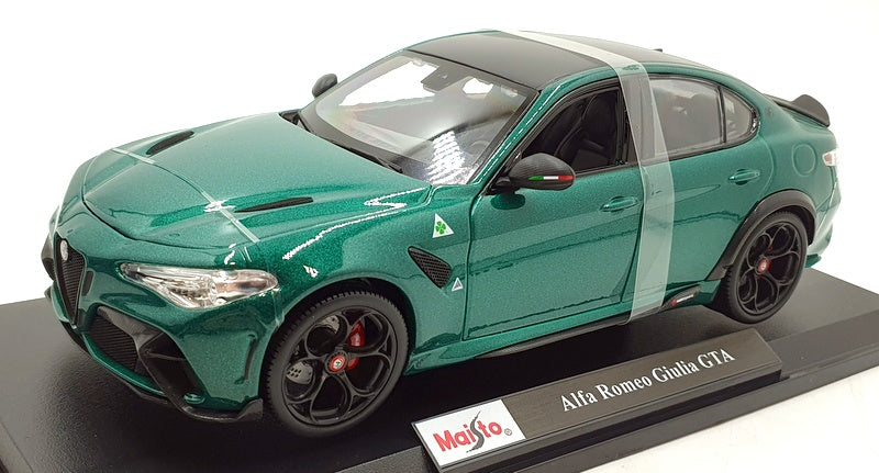 Maisto 1/18 Scale Diecast 46629 - Alfa Romeo Giulia GTA - Metallic Green