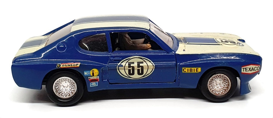 Solido 1/43 Scale Diecast No.26 - Ford Capri Rally Car - #55 Blue/White