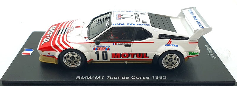 Spark 1/43 Scale SF144 - BMW M1 #10 Tour de Corse 1982