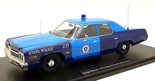 KK Scale 1/18 Scale KKDC181154 - 1974 Dodge Monaco - Massachusetts State Police