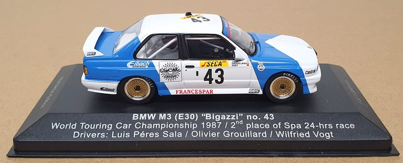 Racing Models 1/43 Scale HE027D - BMW M3 Bigazzi #43 WTCC Spa 1987