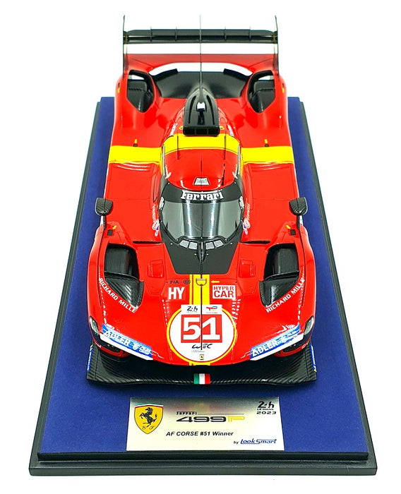 Look Smart 1/18 Scale LS18LM035 - Ferrari 499P AF Corse 24H Le Mans 2023 #51