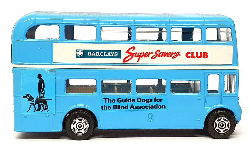 Corgi 12cm Long Diecast 469 (F) - Routemaster Double Deck Bus - Lt Blue