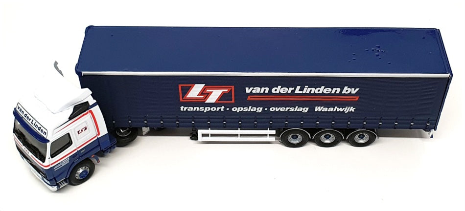 Corgi 1/50 Scale CC12407 - Volvo Cutainside Truck & Trailer (Van Der Linden)