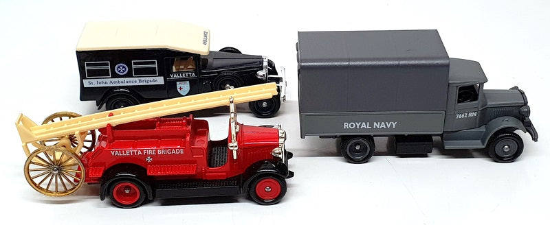 Lledo Diecast LE44 - Set Of 3 Model Vehicles (Malta George Cross)