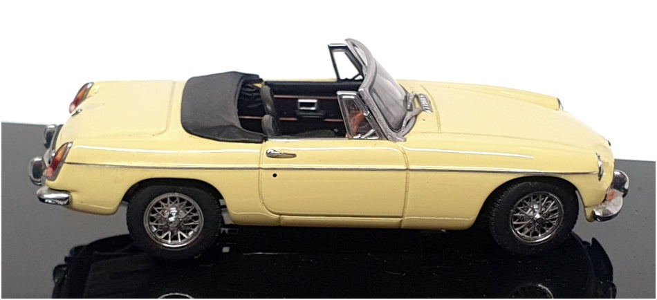 Autoart 1/43 Scale 56612 - 1969 MGB Roadster MKII - Pale Primrose Yellow