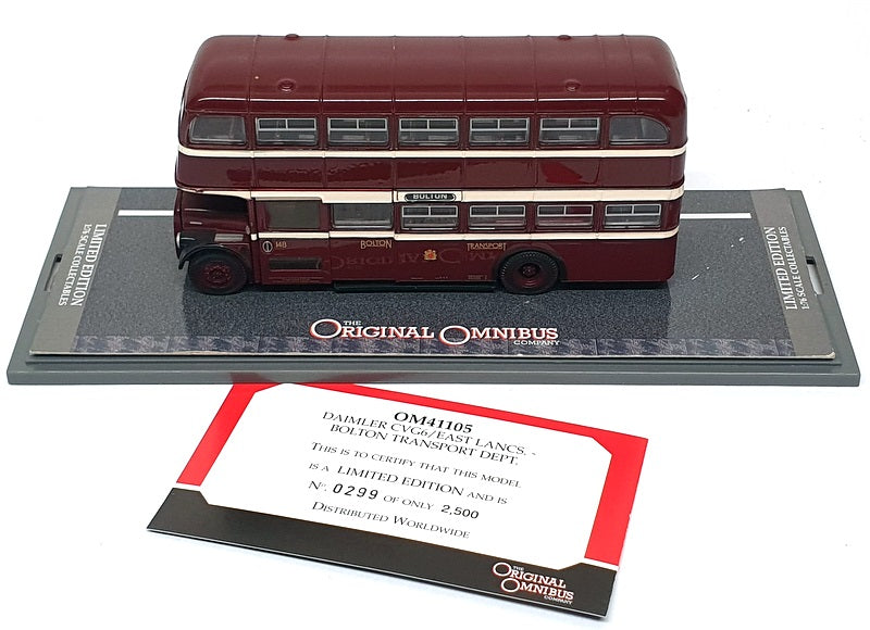 Corgi 1/76 Scale OM41105 - Daimler CVG6/East Lancs - Bolton Transport Dept R35