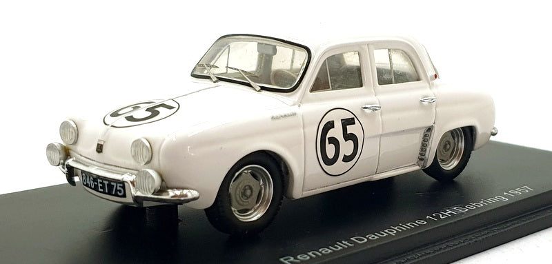 Spark 1/43 Scale S5219 - Renault Dauphine #65 12h Sebring 1957