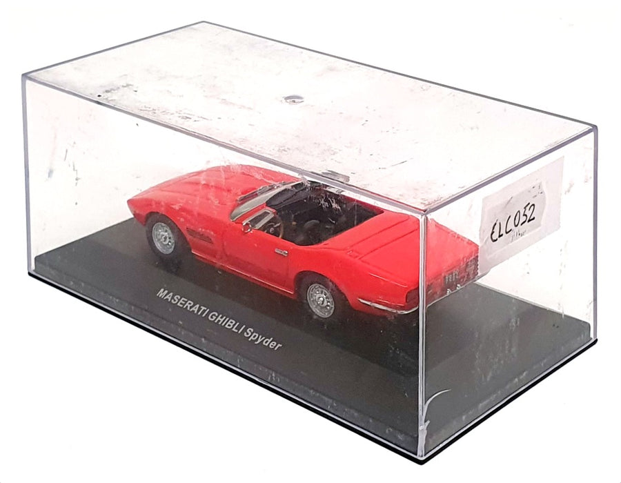 Ixo Models 1/43 Scale Diecast CLC052 - Maserati Ghibli Spyder - Red