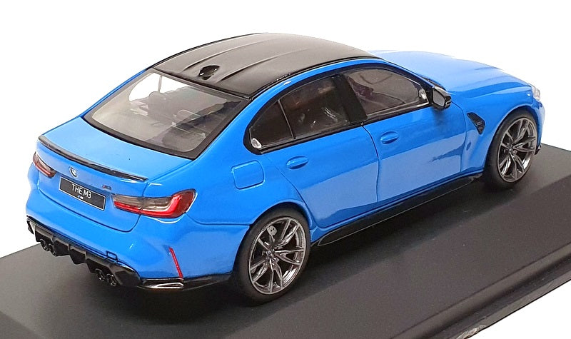 Solido 1/43 Scale S4315302 - BMW M3 Sedan (G80) Competition - Santorini Blue