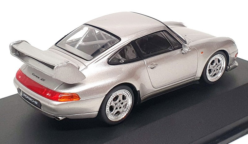 Solido 1/43 Scale S4313803 - Porsche 993 Carrera RS Clubsport - Polar Silver