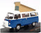 Ixo 1/43 Scale CLC502NSP.22 - 1978 VW Transporter T2 Westfalia - Blue/White