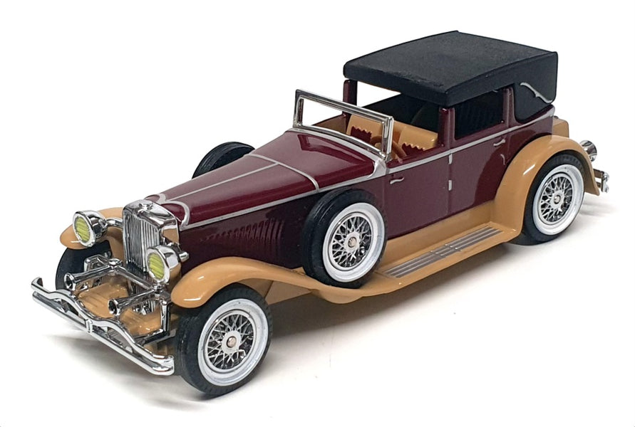 Matchbox 1/43 Scale YY004/C-M - 1930 Duesenberg Model J - Burgundy