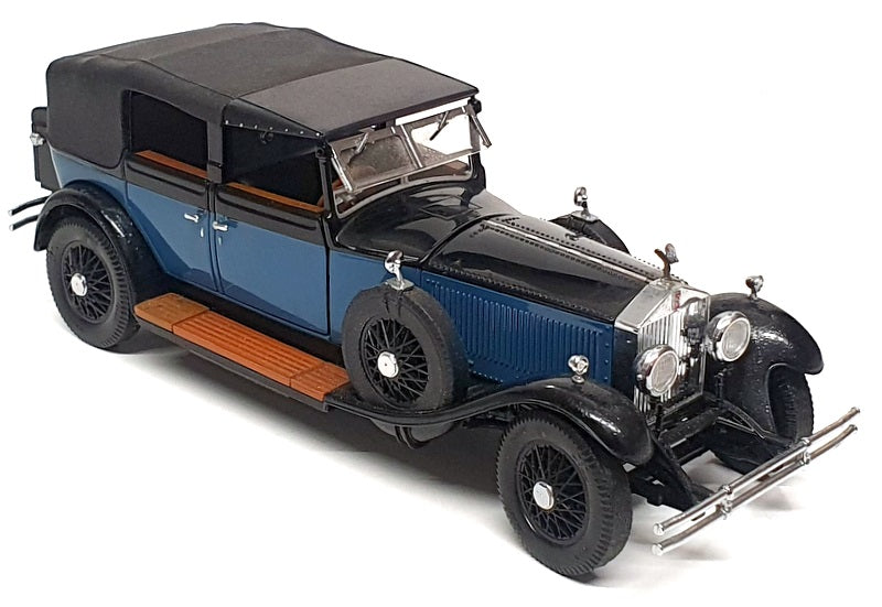 Franklin Mint 1/24 Scale F1511BB - 1929 Rolls Royce Phantom 1 - Blue/Black