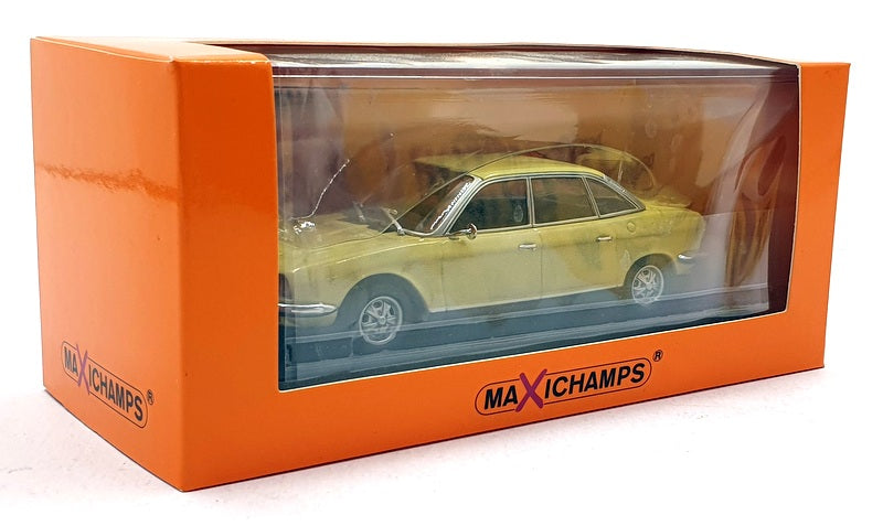 Maxichamps 1/43 Scale 940 015400 - 1972 NSU RO 80 - Yellow