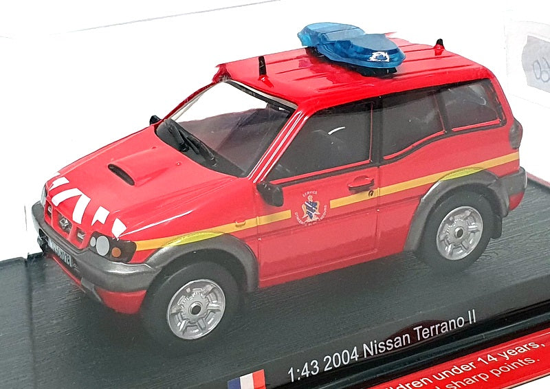 Del Prado 1/43 Scale FEN60 - 2004 Nissan Terrano II Fire Car - Red