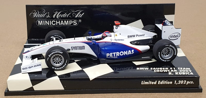 Minichamps 1/43 Scale 400 090075 - F1 BMW Sauber Showcar 2009 R. Kubica