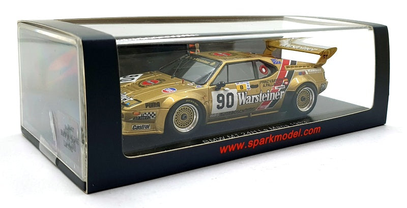 Spark 1/43 Scale S6407 - BMW M1 #90 Le Mans 1983