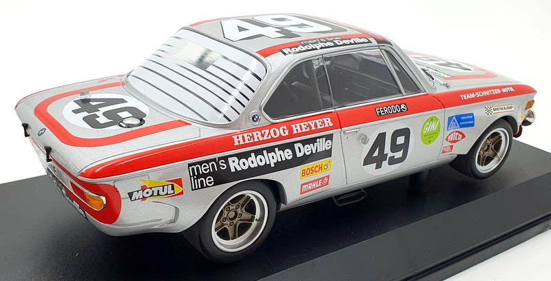 Minichamps 1/18 Scale 155 722749 BMW 2800 CS SPA 1972 Team Schnitzer-Motul