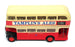 Corgi 12cm Long Diecast D599 - AEC Bus R7B Hove Station - Red/Cream