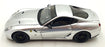 Hot Wheels 1/18 Scale Diecast DC17924P - Ferrari 599 GTB - Silver