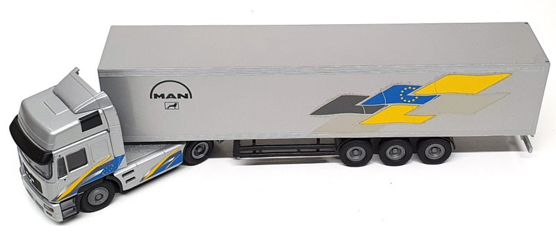 Conrad 1/50 Scale Diecast 6107 - MAN Truck & Trailer - Met Grey