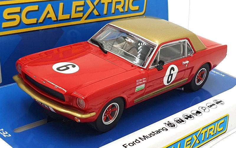 Scalextric 1/32 Scale Slot Car C4339 - Ford Mustang Alan Mann Racing #6