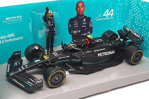 Burago 1/24 Scale 18-28037 - Mercedes AMG F1W14 #44 Lewis Hamilton 2023 - Black