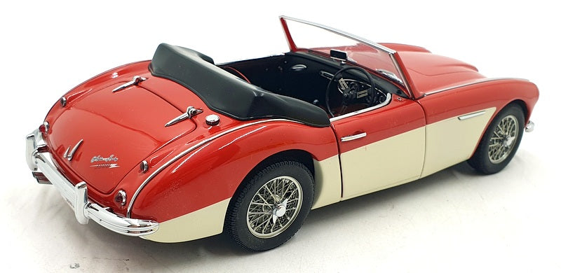 Autoart 1/18 Scale Diecast DC141124W - Austin Healey 3000 - Red/Cream