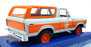 Motor Max 1/24 Scale 79662 - 1978 Ford Bronco (Gulf) - Lt. Blue/Orange