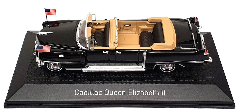 Norev 1/43 Scale 910029 - 1956 Cadillac Queen Elizabeth II - Black