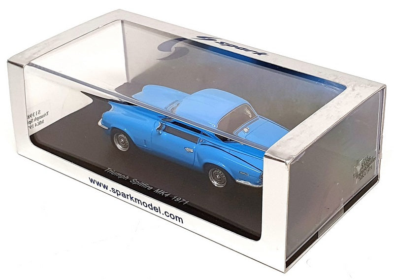 Spark Model 1/43 Scale Resin S1398 - 1971 Triumph Spitfire Mk4 - Blue