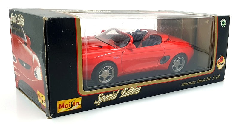 Maisto 1/18 Scale 50232 - Mustang Mach III - Red