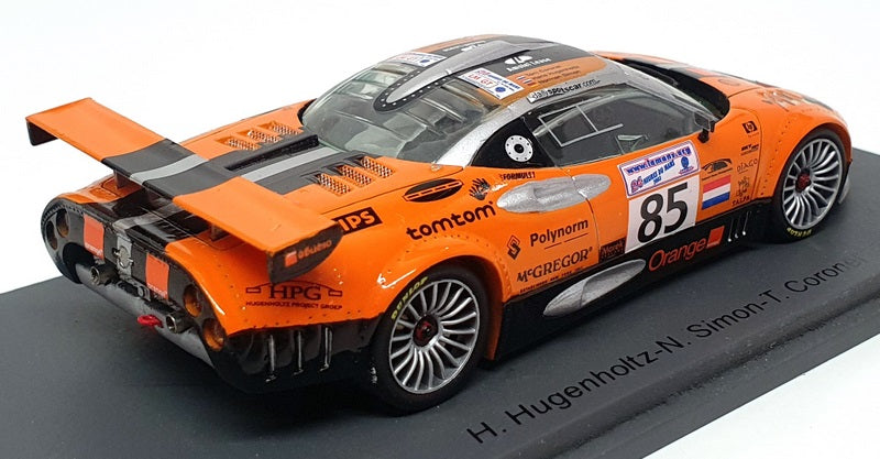 Replicars 1/43 Scale RC85 - Spyker C8 Double 12 #85 Le Mans 2003 - Orange