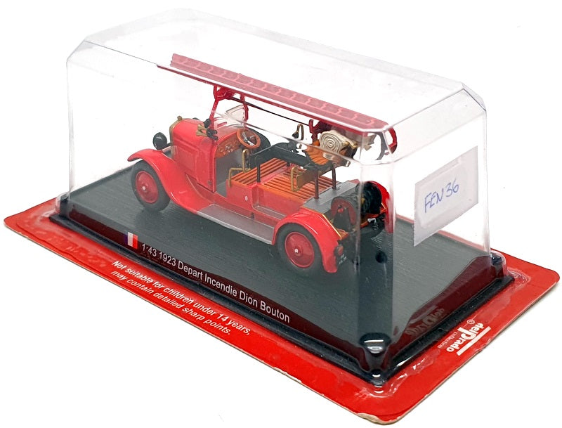 Del Prado 1/43 Scale FEN36 - 1923 Dion Bouton Fire Engine Truck - Red