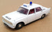 Corgi 1/43 Scale 00502 - Ford Zephyr 6 Mk3 Police Z Cars - White