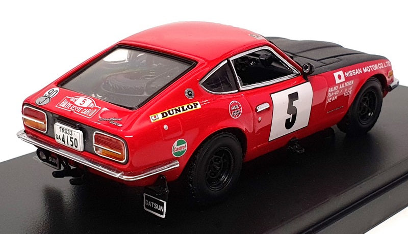 Kyosho 1/43 Scale 03165B - Datsun 240Z #5 Monte Carlo 1972 - Red/Black