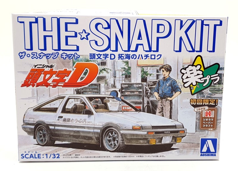 Aoshima 1/32 Scale Snap Kit 64696 - Initial D Toyota Trueno AE86