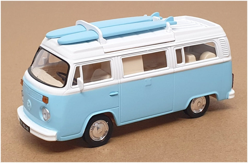 Norev 1/43 Scale Diecast 841100 - Volkswagen T2 Combi - Lt Blue/White ...