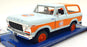 Motor Max 1/24 Scale 79662 - 1978 Ford Bronco (Gulf) - Lt. Blue/Orange