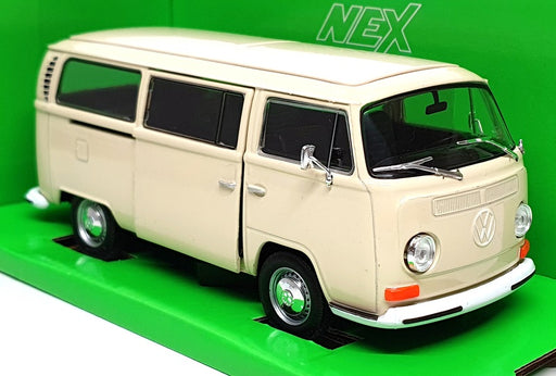 Welly NEX 1/24 Scale 22472 - 1972 Volkswagen Bus T2 - Cream