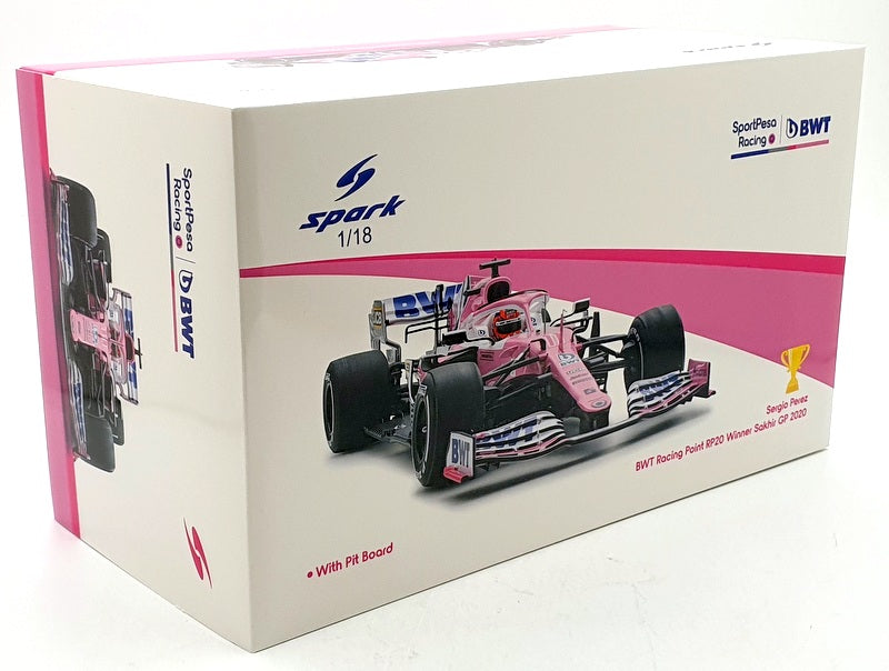 Spark 1/18 Scale 18S564 - BWT Racing Point RP20 #11 Winner Perez 2020