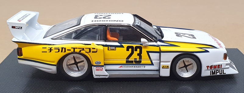 Ebbro 1/43 Scale 747 - Nissan Silvia Turbo #23 Super Silhouette - White/Yellow