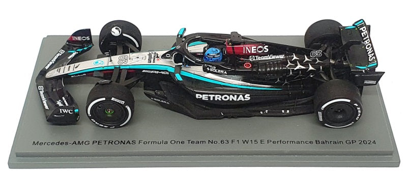 Spark 1/43 Scale S9514 - F1 Mercedes AMG W15 E #63 Bahrain GP 2024 G. Russell