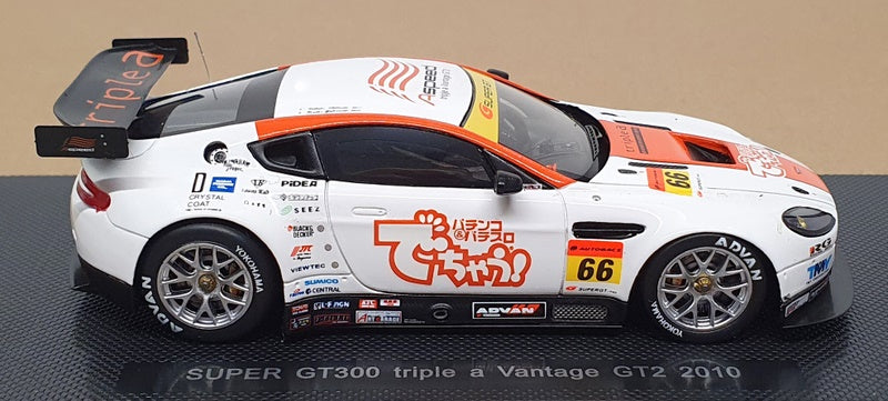 Ebbro 1/43 Scale 44377 - Aston Martin Vantage GT2 Triple #66 Super GT300 2010