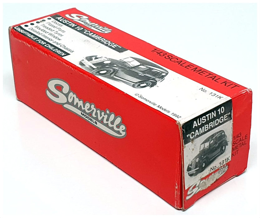 Somerville Models 1/43 scale Unbuilt Kit 131K - Austin 10 Cambridge