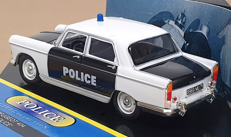 City Models 1/43 Scale CP006 - Peugeot 404 Police - White/Black