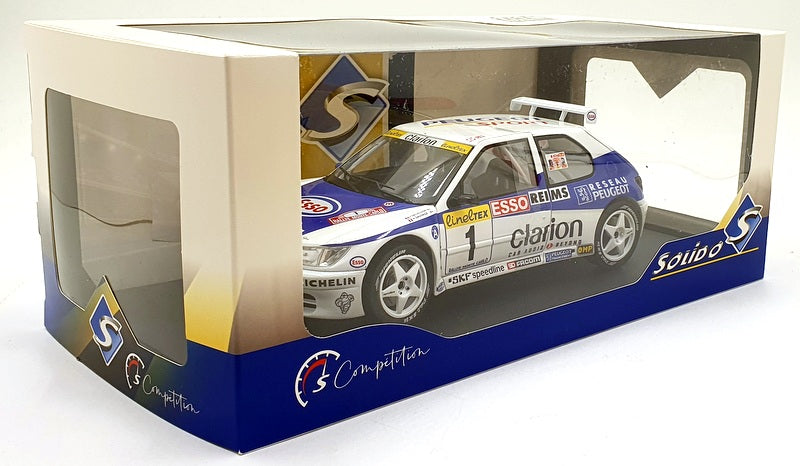 Solido 1/18 Scale S1808305 - Peugeot 306 Maxi - Rally MC 96 Delecour/Sauvage #1